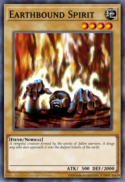 Earthbound Spirit Common DB1-EN249 Dark Beginning 1 Yugioh card