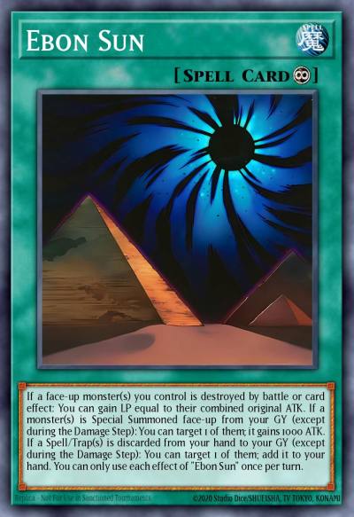 Ebon Sun Secret Rare BLTR-EN027 Battles of Legend Terminal Revenge Yugioh card