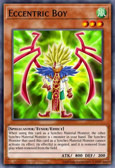 Eccentric Boy Super Rare DP09-EN014 Duelist Pack Yusei 2 Yugioh card