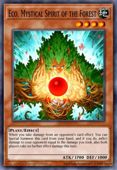 Eco Mystical Spirit of the Forest Common OP17-PT032 OTS Tournament Pack 17 (POR) Yugioh card