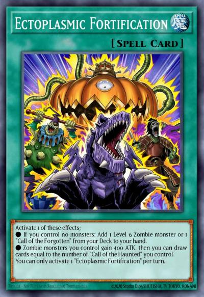 Ectoplasmic Fortification Collector's Rare MZMU-EN008 Maze of Muertos Yugioh card