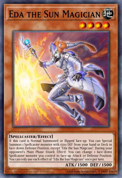 Eda the Sun Magician Common MP22-EN110 2022 Tin of the Pharaohs Gods Yugioh card