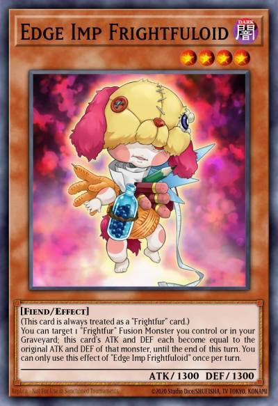 Edge Imp Frightfuloid Common MP16-EN013 2016 Mega-Tin Mega Pack Yugioh card