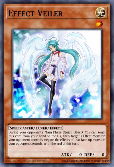 Effect Veiler Super Rare RA01-EN003 25th Anniversary Rarity Collection Yugioh card