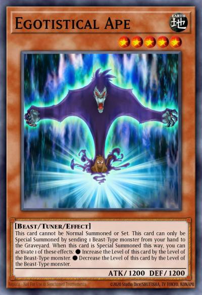 Egotistical Ape Rare DREV-EN008 Duelist Revolution Yugioh card