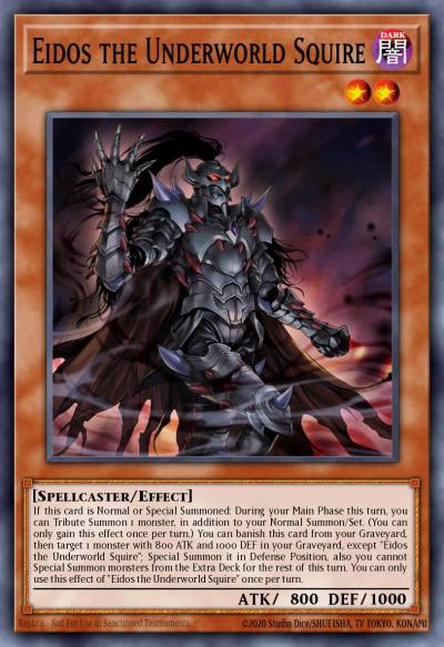 Eidos the Underworld Squire Ultra Rare BROL-EN077 Brothers of Legend Yugioh card