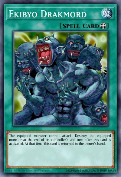 Ekibyo Drakmord Common DB2-EN031 Dark Beginning 2 Yugioh card