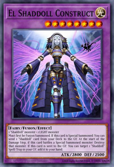 El Shaddoll Construct Secret Rare BLGG-EN006 Battles of Legend: Glorious Gallery Yugioh card