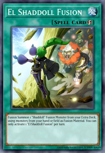 El Shaddoll Fusion Super Rare MP15-EN174 2015 Mega-Tin Mega Pack Yugioh card