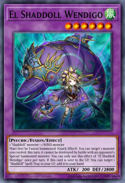 El Shaddoll Wendigo Super Rare MP15-EN221 2015 Mega-Tin Mega Pack Yugioh card