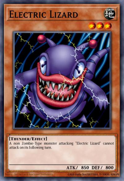 Electric Lizard Common MRD-048 Metal Raiders Yugioh card