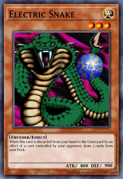 Electric Snake Common DB1-EN007 Dark Beginning 1 Yugioh card