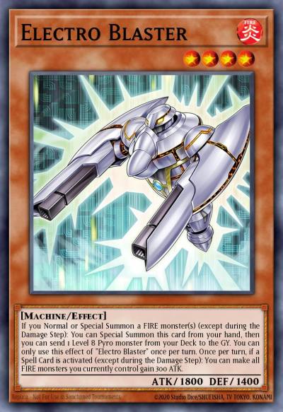 Electro Blaster Ultra Rare BLTR-EN024 Battles of Legend Terminal Revenge Yugioh card