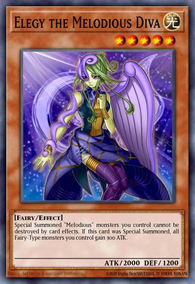 Elegy the Melodious Diva Common MP15-EN130 2015 Mega-Tin Mega Pack Yugioh card