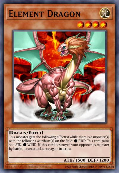 Element Dragon Common DR3-EN023 Dark Revelation Volume 3 Yugioh card