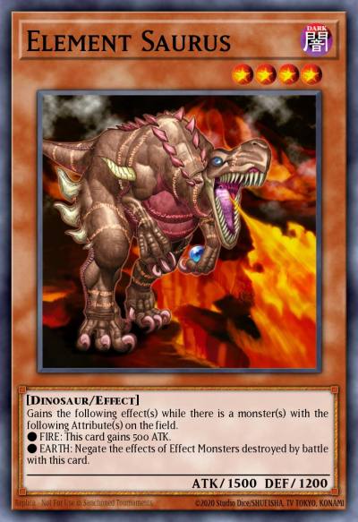 Element Saurus Common DR3-EN074 Dark Revelation Volume 3 Yugioh card