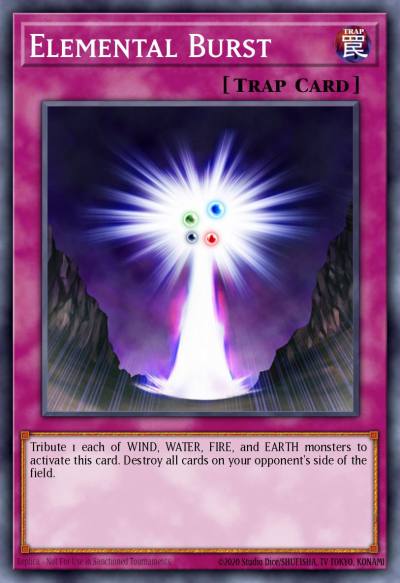 Elemental Burst Common DR3-EN179 Dark Revelation Volume 3 Yugioh card