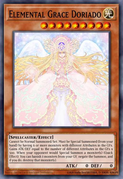 Elemental Grace Doriado Rare MP18-EN128 2018 Mega-Tin Mega Pack Yugioh card