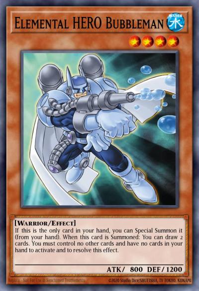 Elemental HERO Bubbleman Rare CRV-EN014 Cybernetic Revolution Yugioh card