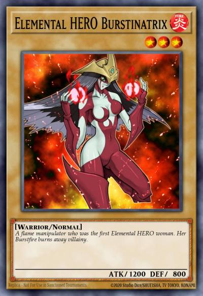 Elemental HERO Burstinatrix Common DR3-EN182 Dark Revelation Volume 3 Yugioh card