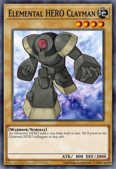 Elemental HERO Clayman Common DR3-EN183 Dark Revelation Volume 3 Yugioh card
