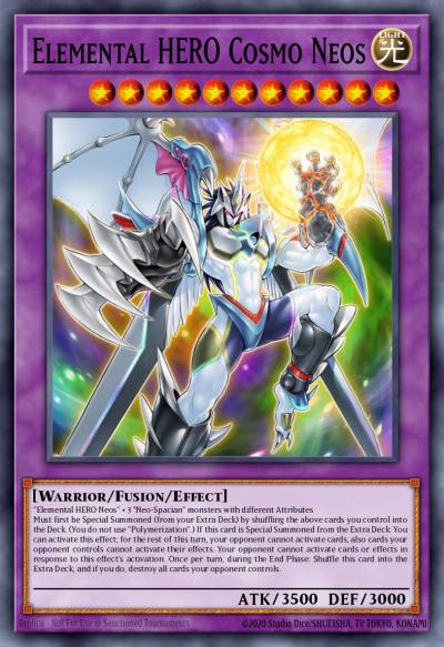 Elemental HERO Cosmo Neos Super Rare SAST-EN036 Savage Strike Yugioh card