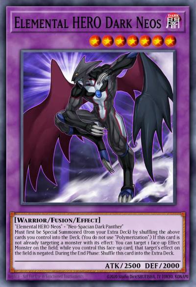 Elemental HERO Dark Neos Super Rare DP03-EN014 Duelist Pack Jaden Yuki 2 Yugioh card