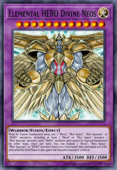 Elemental HERO Divine Neos Secret Rare CSOC-EN098 Crossroads of Chaos Yugioh card
