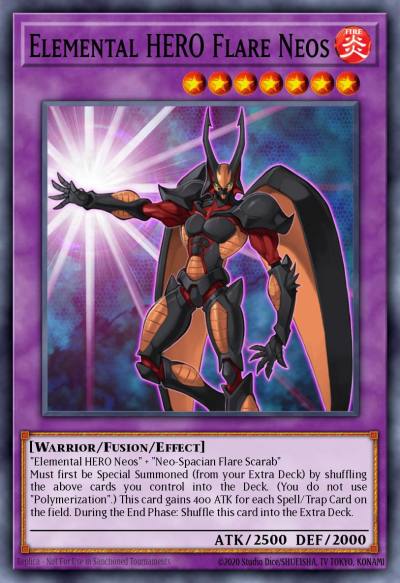Elemental HERO Flare Neos Rare DP03-EN013 Duelist Pack Jaden Yuki 2 Yugioh card