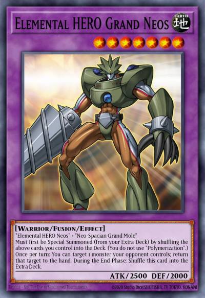 Elemental HERO Grand Neos Secret Rare CT04-EN001 Collectible Tins 2007 Wave 1 Yugioh card