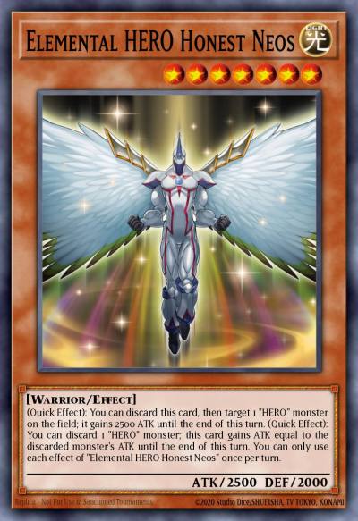 Elemental HERO Honest Neos Common BLC1-EN120 Battles of Legend Chapter 1 Yugioh card
