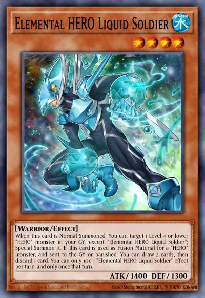 Elemental HERO Liquid Soldier Ultra Rare LED6-EN013 Legendary Duelists Magical Hero Yugioh card