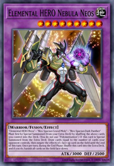 Elemental HERO Nebula Neos Secret Rare CT15-EN001 2018 Mega-Tins Yugioh card