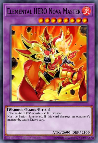 Elemental HERO Nova Master Common BLC1-EN068 Battles of Legend Chapter 1 Yugioh card