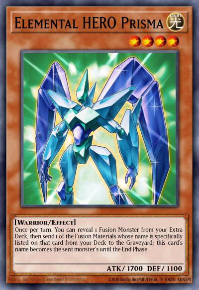Elemental HERO Prisma Common BLC1-EN152 Battles of Legend Chapter 1 Yugioh card