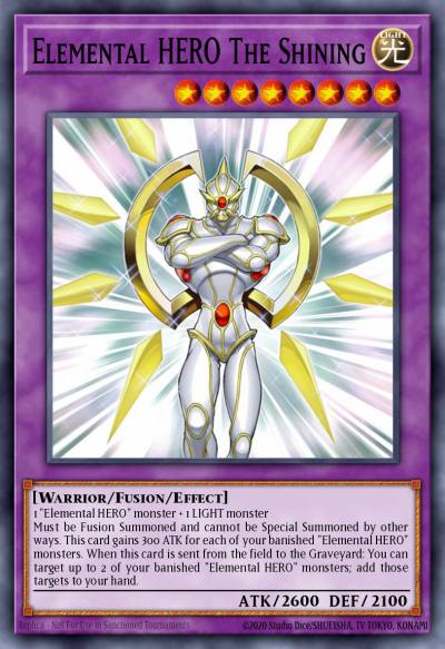 Elemental HERO The Shining Secret Rare PRC1-ENV01 Premium Collection Tin Yugioh card