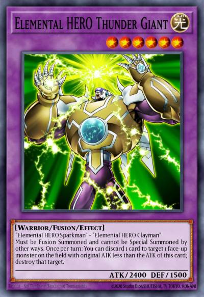 Elemental HERO Thunder Giant Ultra Rare DR3-EN216 Dark Revelation Volume 3 Yugioh card