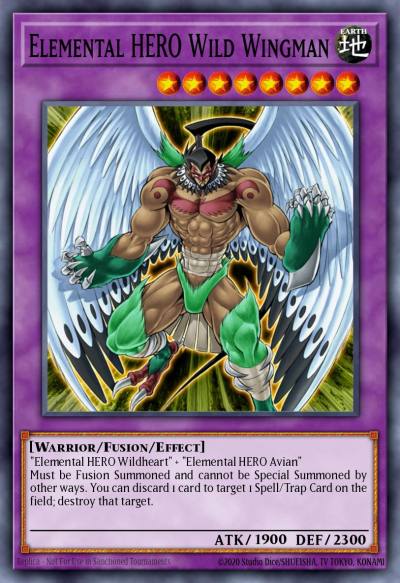 Elemental HERO Wild Wingman Rare DR04-EN215 Dark Revelation Volume 4 Yugioh card