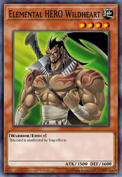 Elemental HERO Wildheart Super Rare DR04-EN068 Dark Revelation Volume 4 Yugioh card