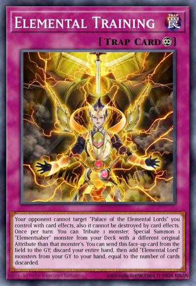 Elemental Training Ultra Rare FLOD-EN074 Flames of Destruction Yugioh card
