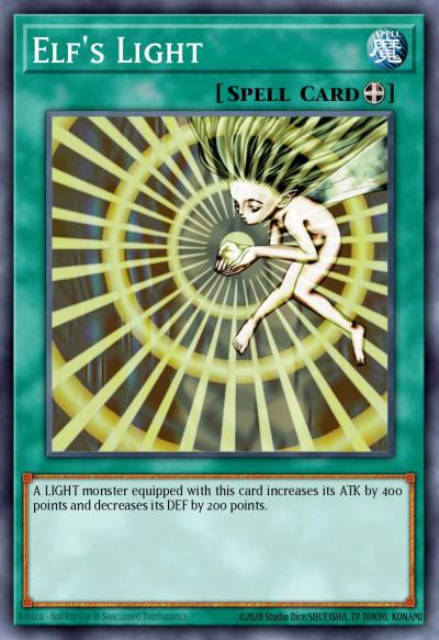 Elfs Light Rare TP1-006 Tournament Pack 1st Season Yugioh card