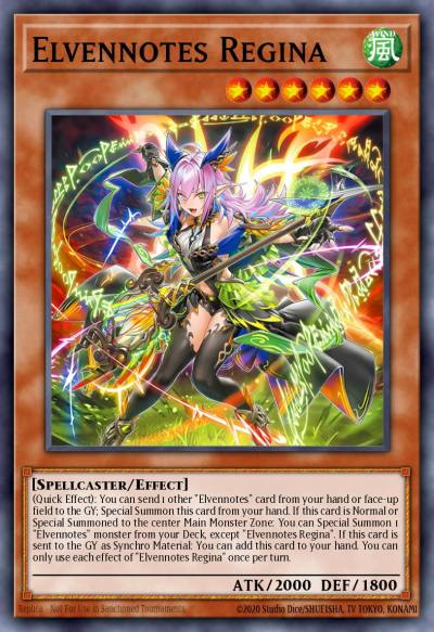 Elfnote Regina Secret Rare BLZD-EN014 Blazing Dominion Yugioh card