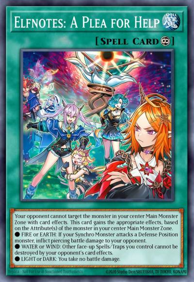 Elfnotes: A Plea for Help Common BPRO-EN057 Burst Protocol Yugioh card