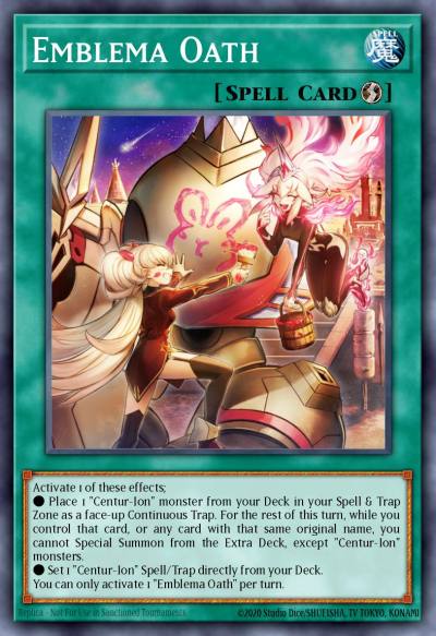 Emblema Oath Prismatic Secret Rare MP24-EN146 25th Anniversary Tin Dueling Mirrors Yugioh card