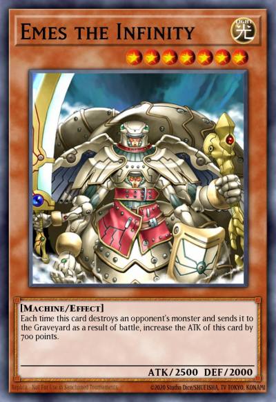 Emes the Infinity Super Rare DBT-EN001 Yu-Gi-Oh! Destiny Board Traveler promotional cards Yugioh card