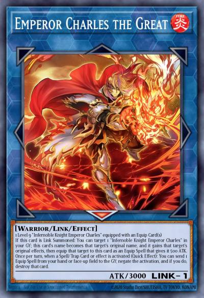 Emperor Charles the Great Prismatic Secret Rare MP24-EN100 25th Anniversary Tin Dueling Mirrors Yugioh card