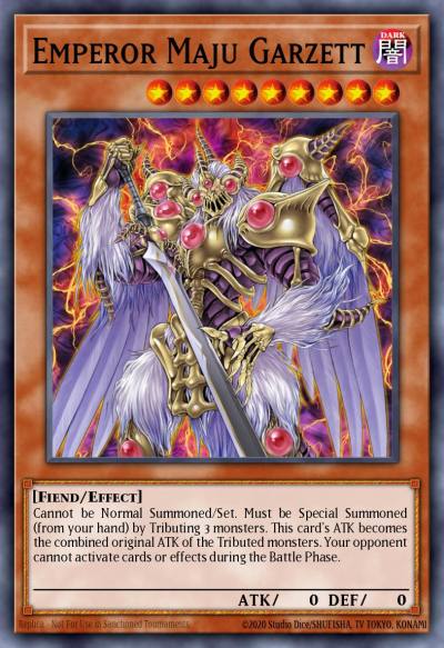 Emperor Maju Garzett Rare MP20-EN062 2020 Tin of Lost Memories Mega Pack Yugioh card