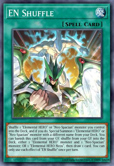 EN Shuffle Secret Rare BLCR-EN008 Battles of Legend Crystal Revenge Yugioh card
