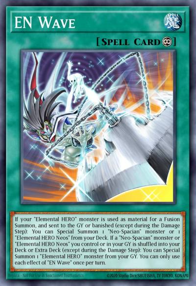EN Wave Super Rare POTE-EN053 Power of the Elements Yugioh card