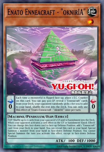 Enato Enneacraft - oknirIA Rare PHRE-EN019 Phantom Revenge Yugioh card
